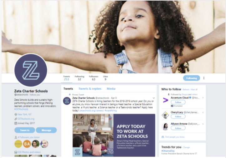 Zeta Charter Schools launch campaign