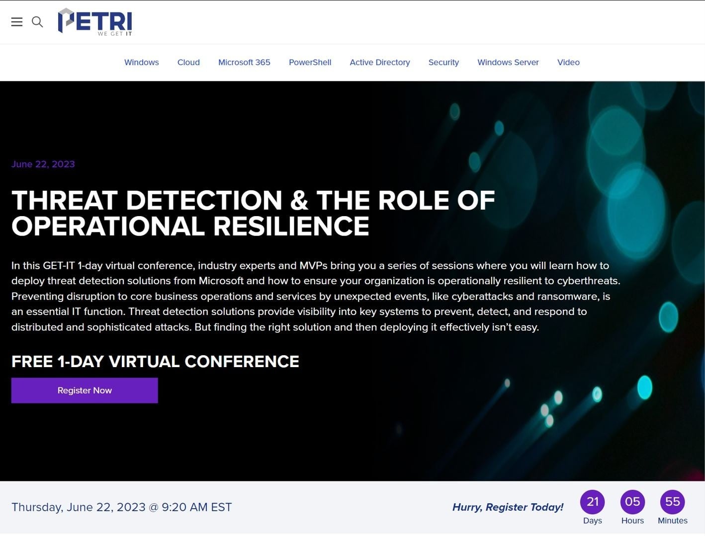 GET-IT: Threat Detection & The Role of Operational Resilience